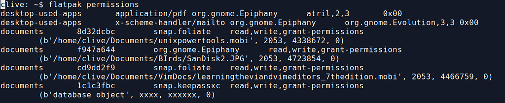 Query flatpak permissions - Applications - It's FOSS Community