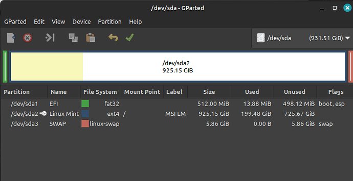 LM SSD only root has key