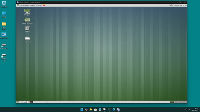 Gentoo VM on W11 Host