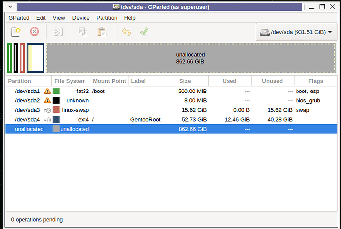 Gentoo Install