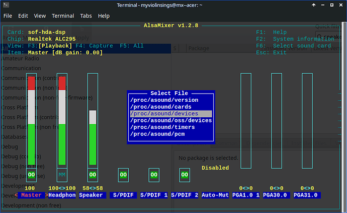 alsasmixer sys files