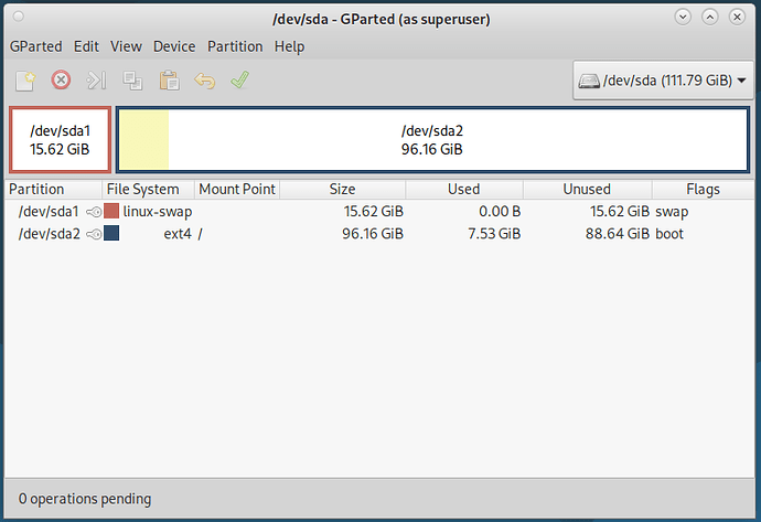 My drive partitions