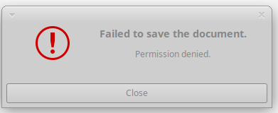 permission denied