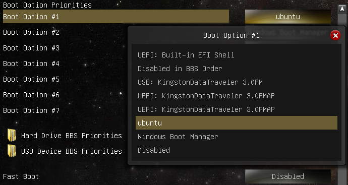 uefi windows boot manager
